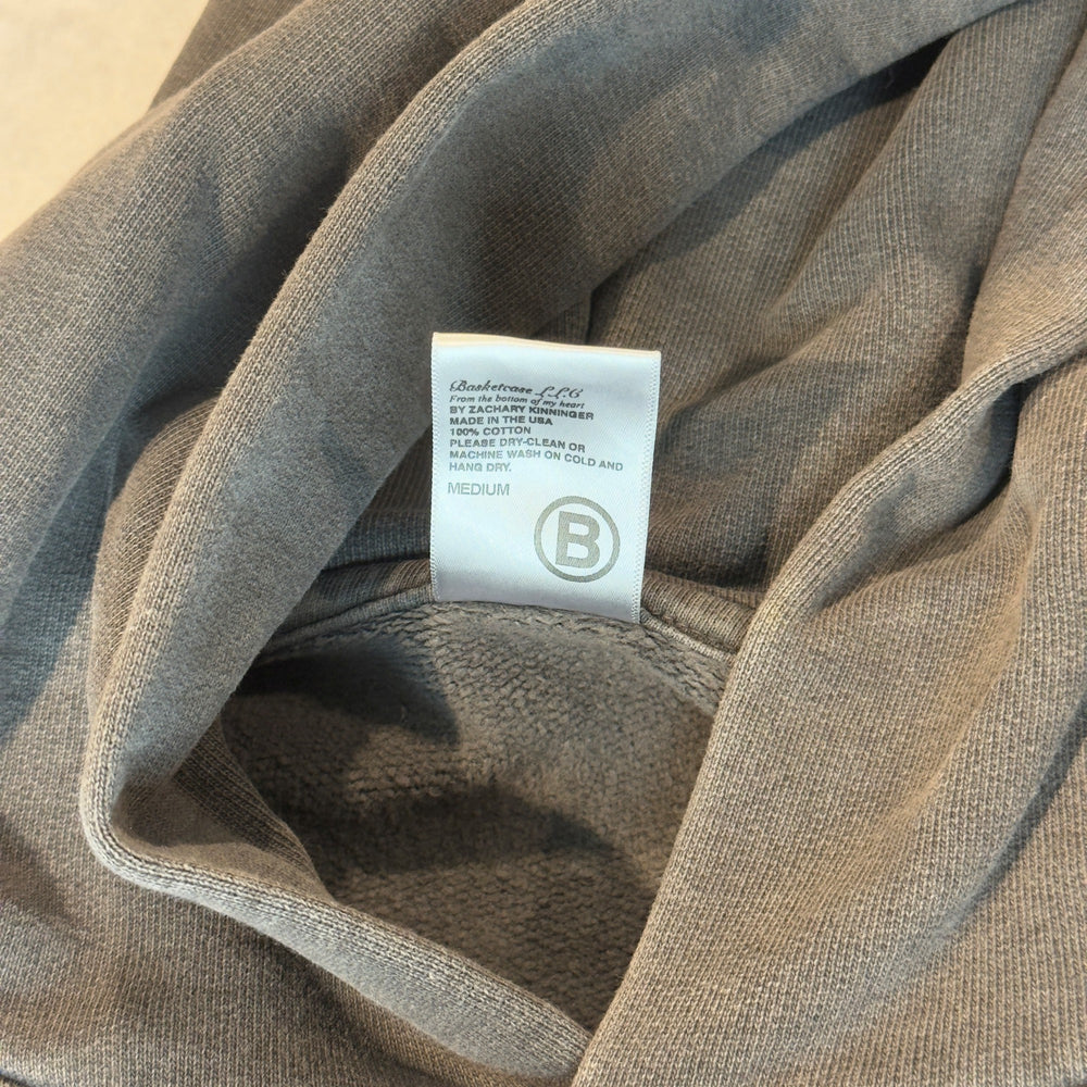 Basketcase LLC care tag size medium made in USA 100% cotton