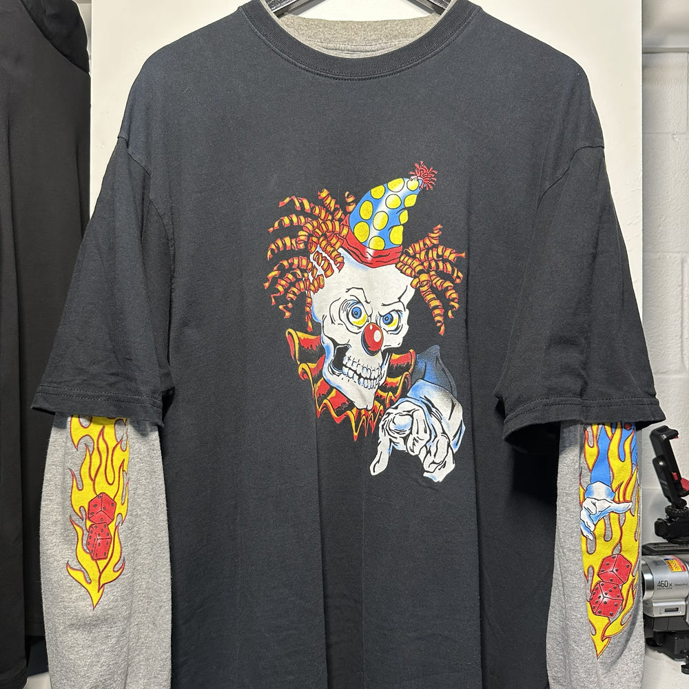 No Boundaries Clown Layered Long Sleeve