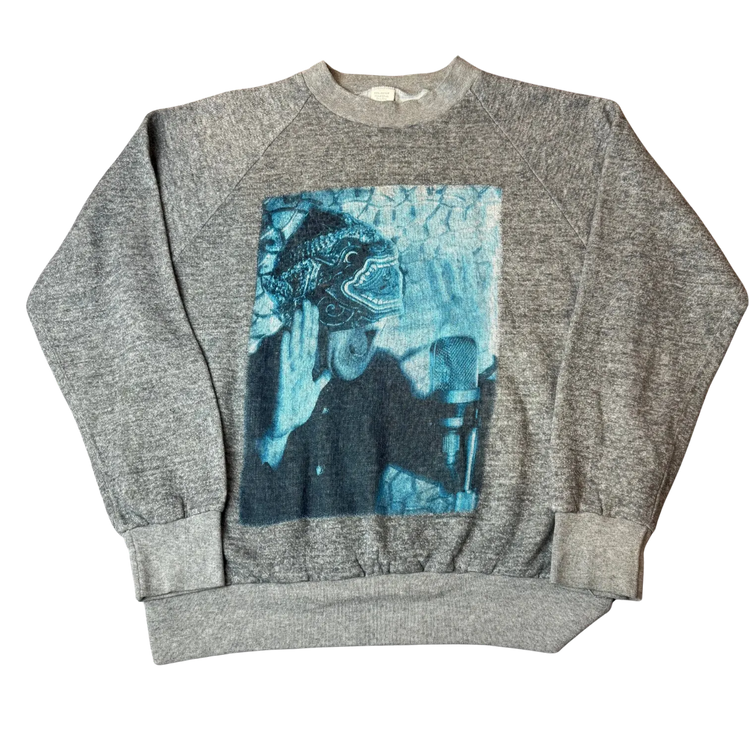 1985 Todd Rundgren A Cappella Tour Raglan Sweatshirt Grey