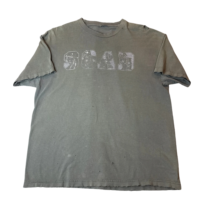2002 System of a Down "Steal This Album" SOAD Tee Faded Olive