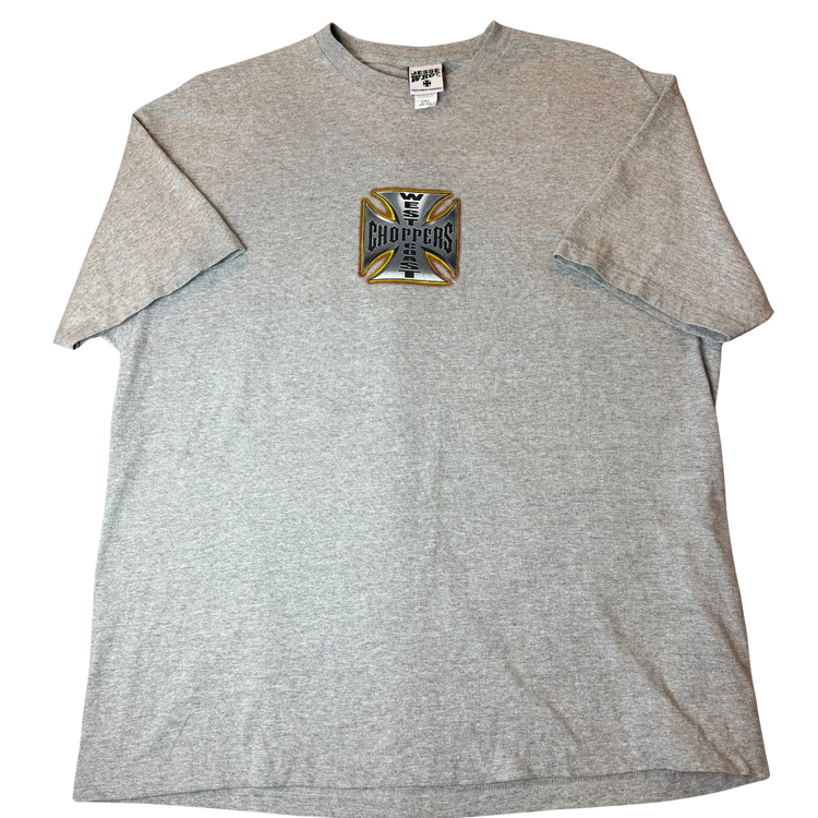 West Coast Choppers Long Beach Chopper Tee Grey